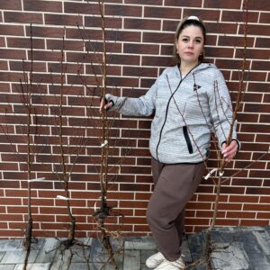 Набір з 4-х саджанців плодового персика різних сортів