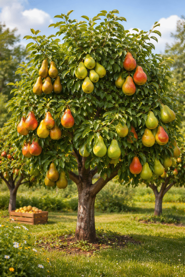 ChatGPT Image 23 февр. 2026 г., 15_46_48 Дерево-сад: Груша Абат осіння + Бера літня + Мілена пізньолітній