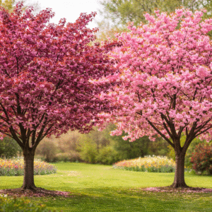 Сакура. Акційний набір з 2 сакур - Бургунді та Канзан